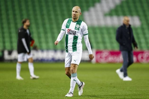 Arjen Robben, en su vuelta al Groningen