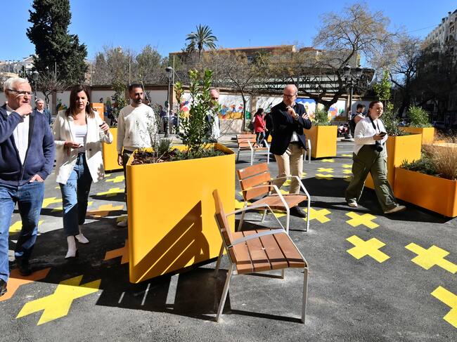 Inauguración de la primera supermanzana de València