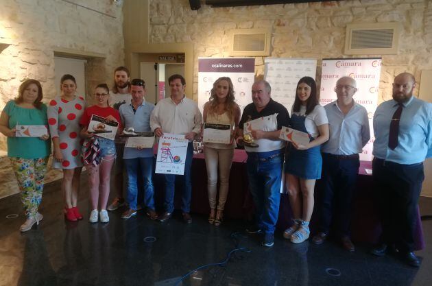 Ganadores de &quot;Caracoleando por Linares&quot;.