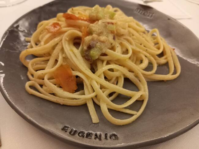 Linguine con bottarga di muggine