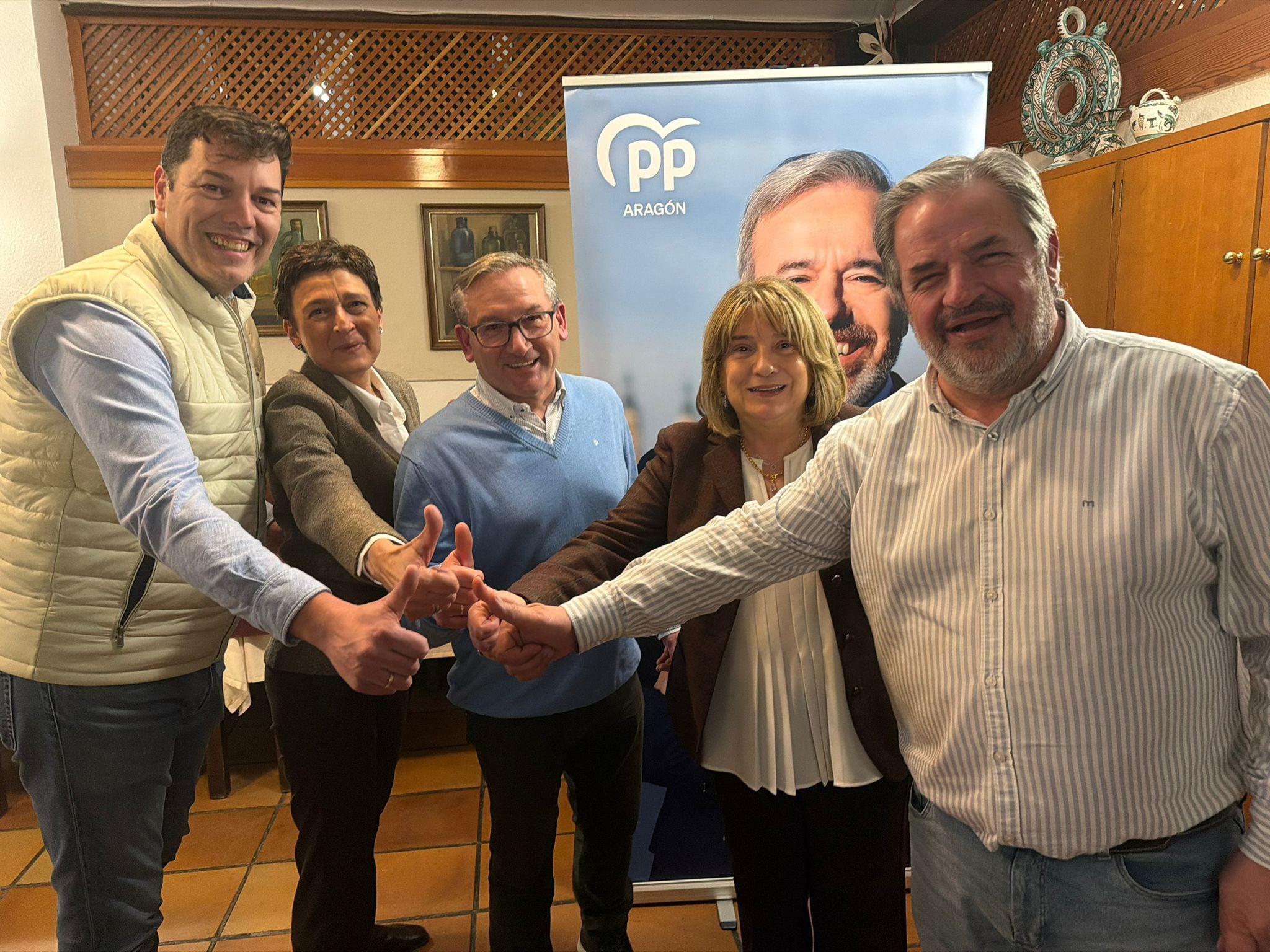 Noche electoral del PP turolense