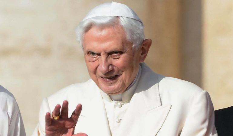 El Papa emérito, Benedicto XVI.