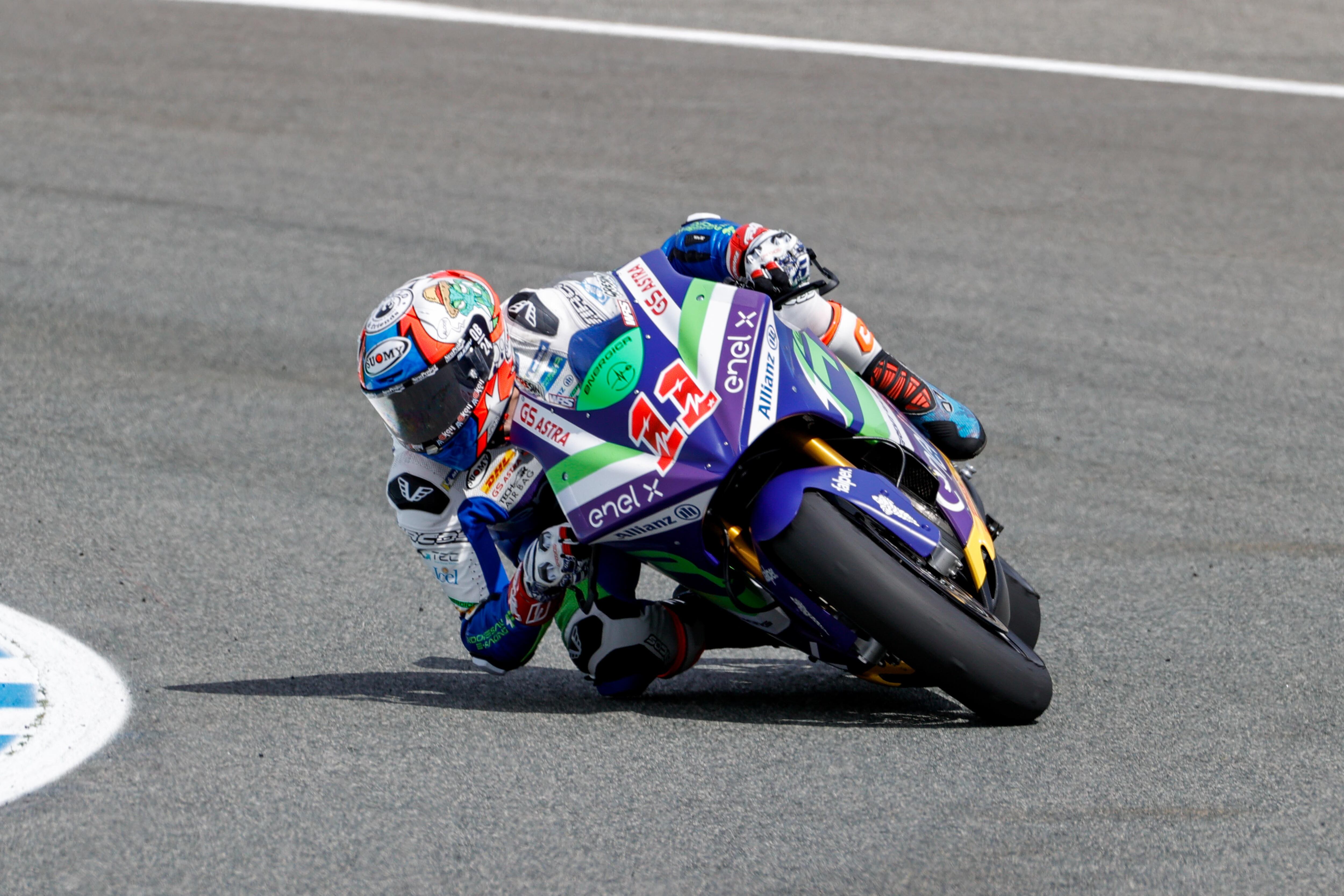 Piloto de MotoE en el Circuito de Jerez