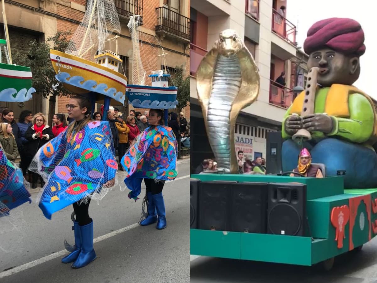 'La India de mil colores' y 'Salvemos nuestros mares', ganadores en el desfile de Valdepeñas