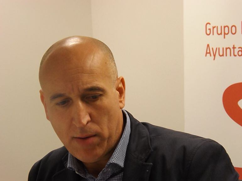 José Antonio Díez, portavoz del PSOE en el Ayuntamiento de León