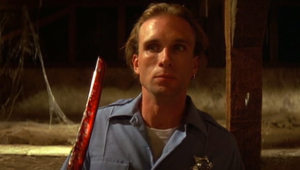 Peter Greene durante una de las escenas de la película 'Pulp Fiction'