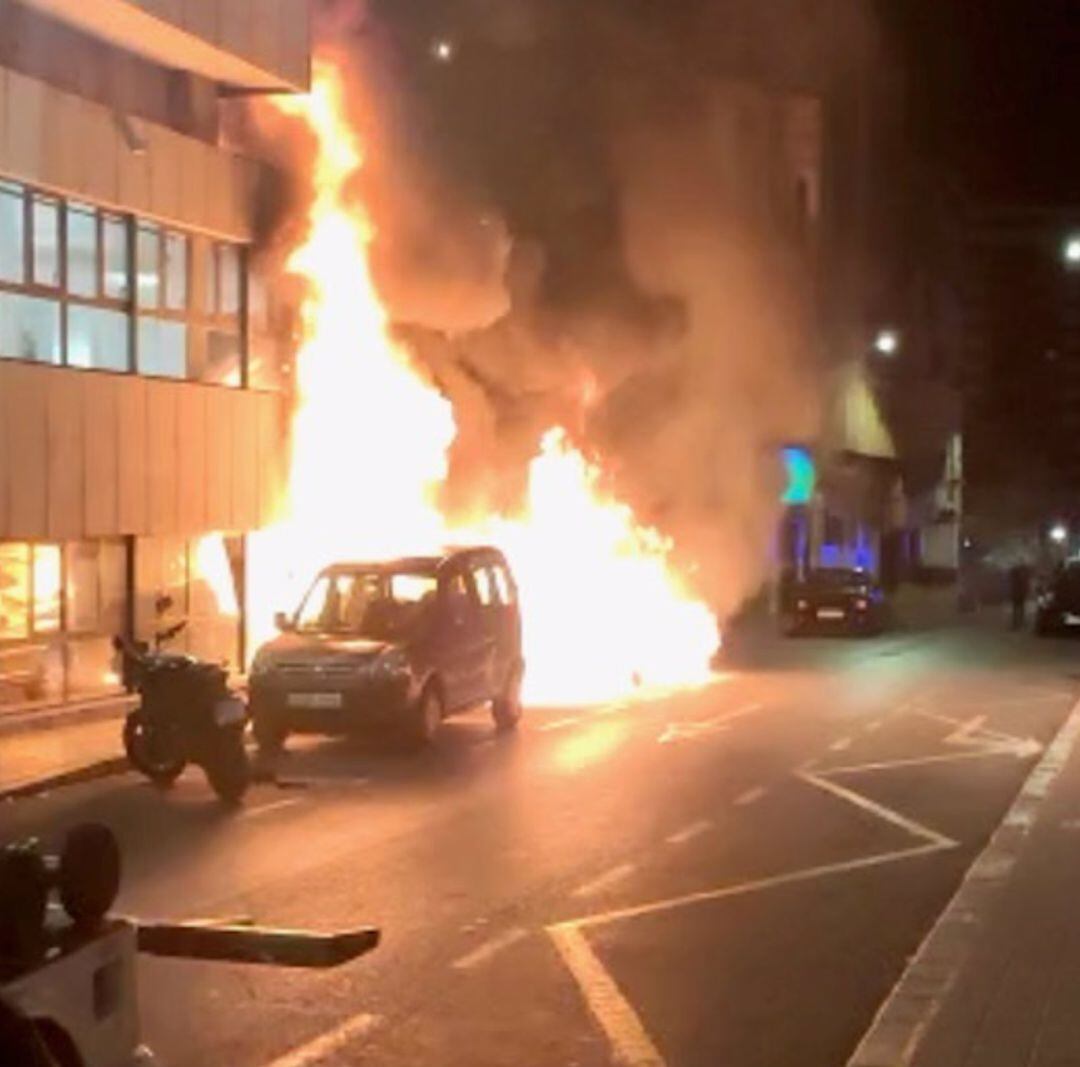 Incendio focalizado junto al centro de menores