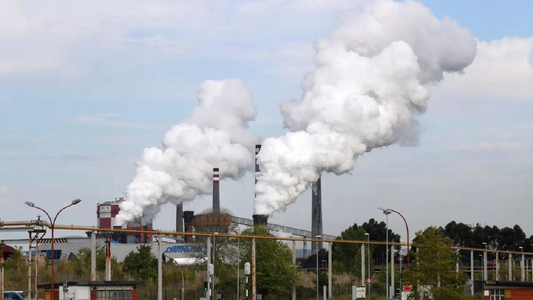 Factoría de Arcelor en Avilés. 