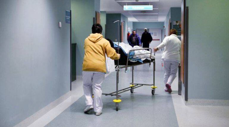 Pasillo de un centro hospitalario