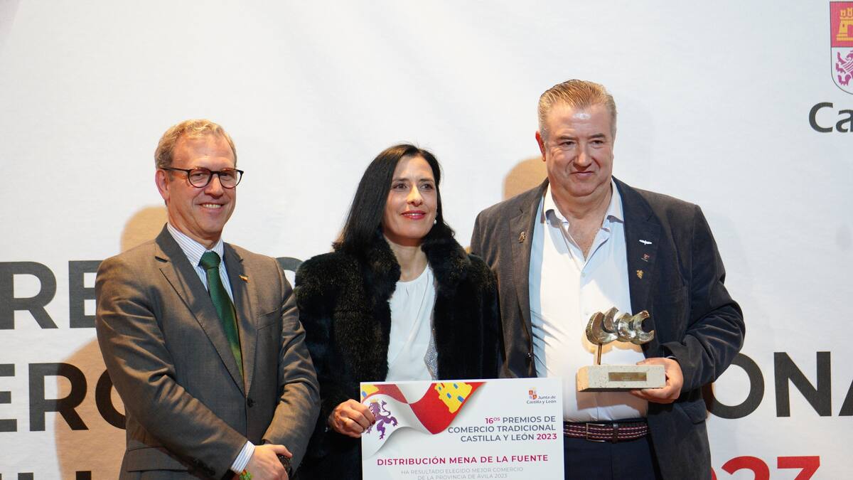 Mena de la Fuente, premio al mejor comercio de Ávila
