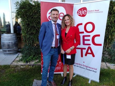 Cristina Tirado y Francisco Ramos, dos de los participantes en el Conecta Empresarios