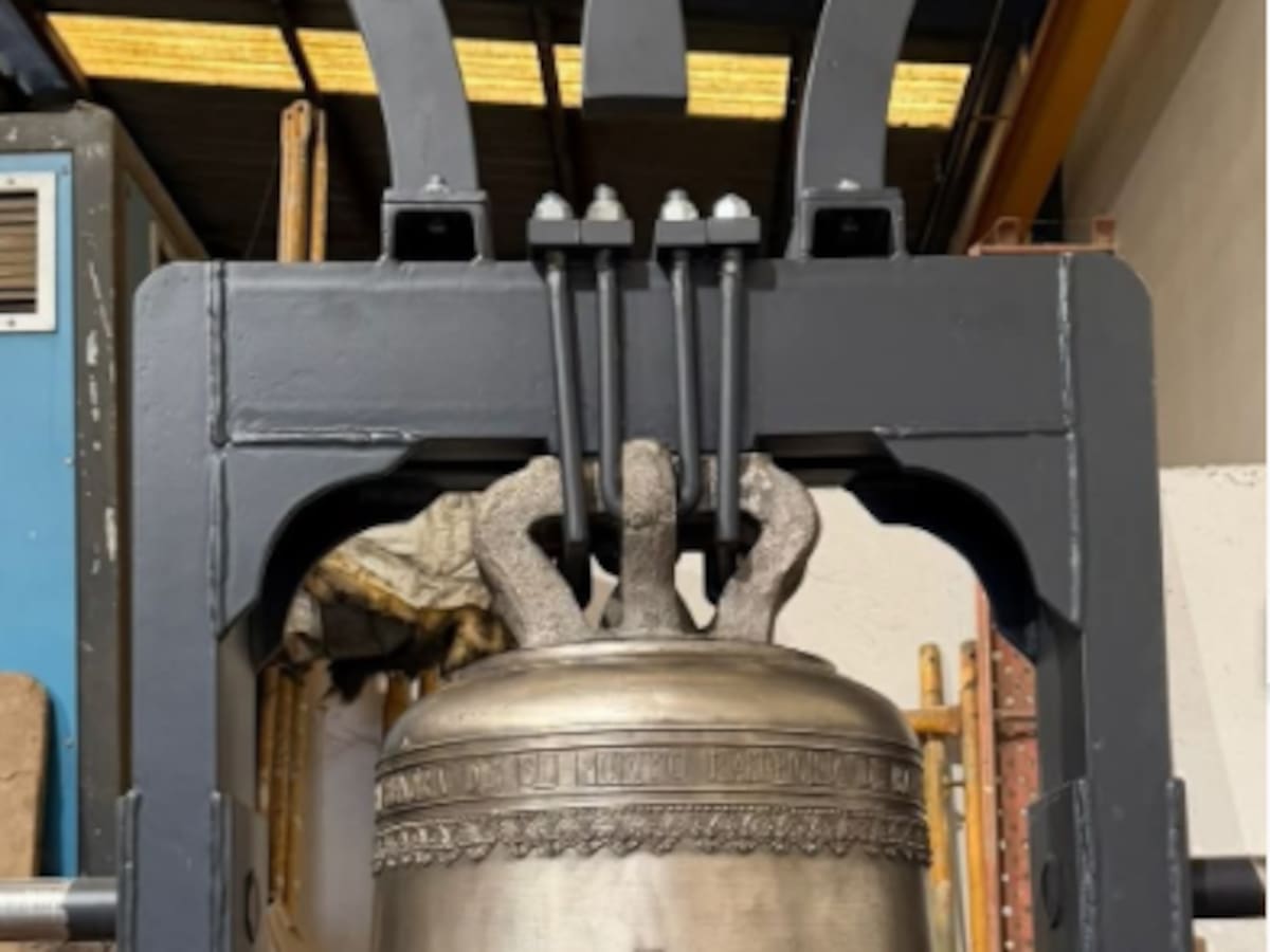 El Monasterio de El Pueyo de Barbastro estrena nueva campana