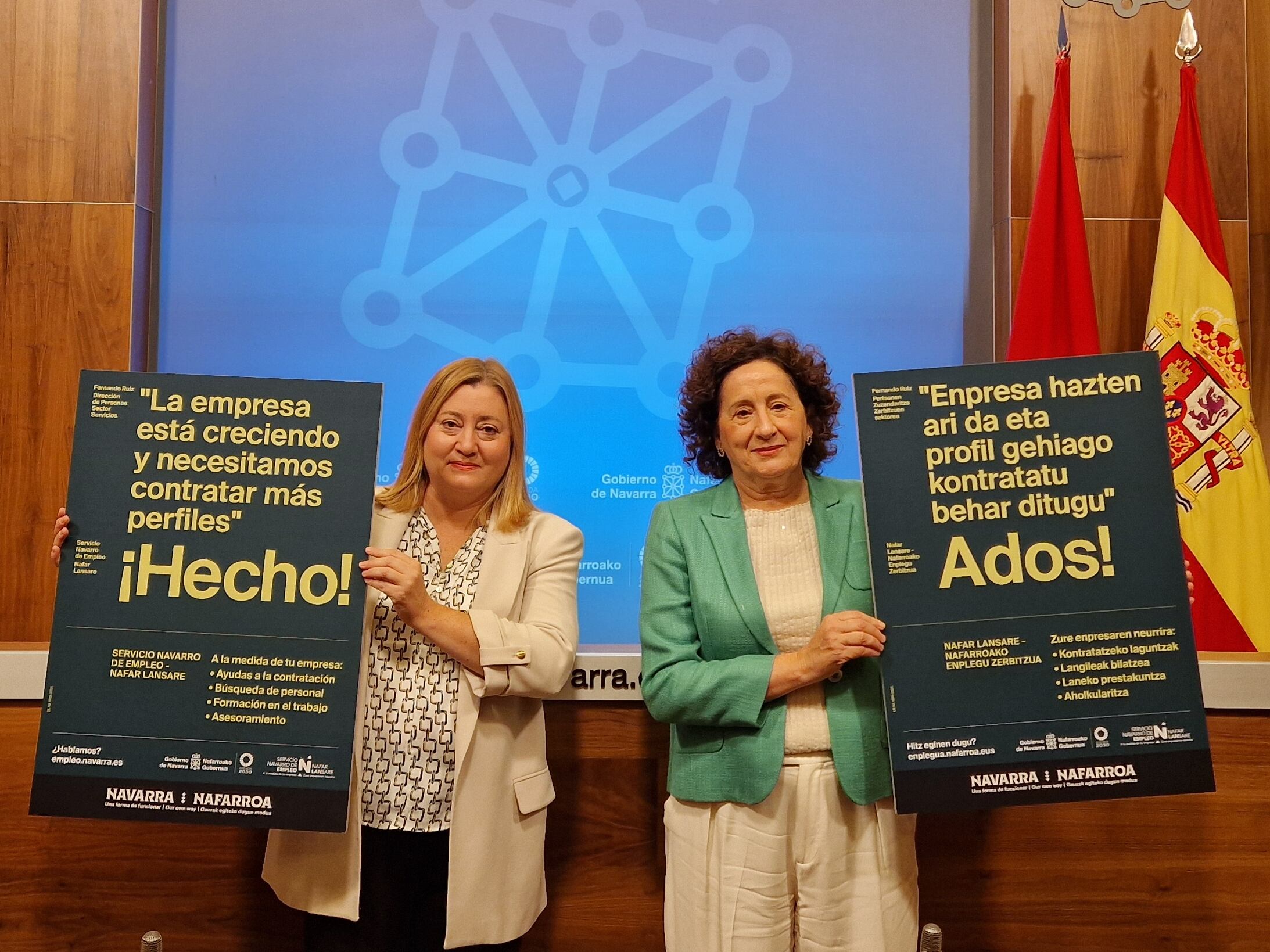 ¡Hecho!, la campaña que el Servicio Navarro de Empleo-Nafar Lansare ha puesto en marcha para ser el principal referente para las empresas