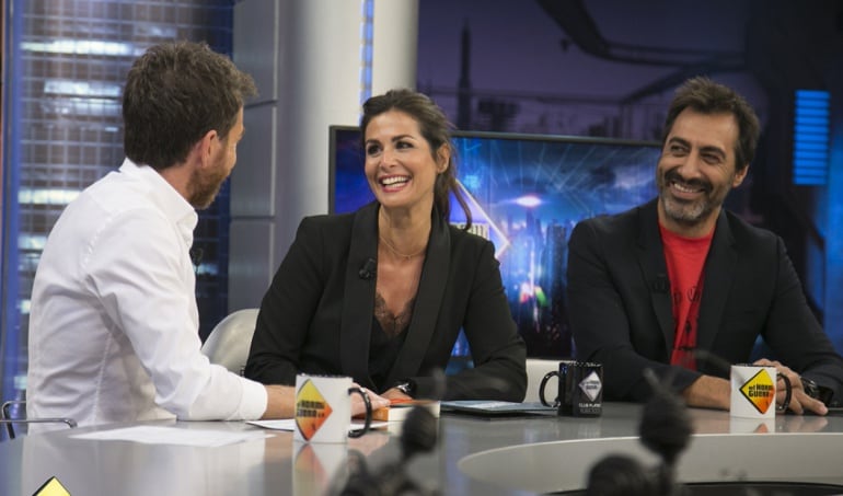 Pablo Motos, Nuria Roca y Juan de Val, anoche en &#039;El Hormiguero&#039;