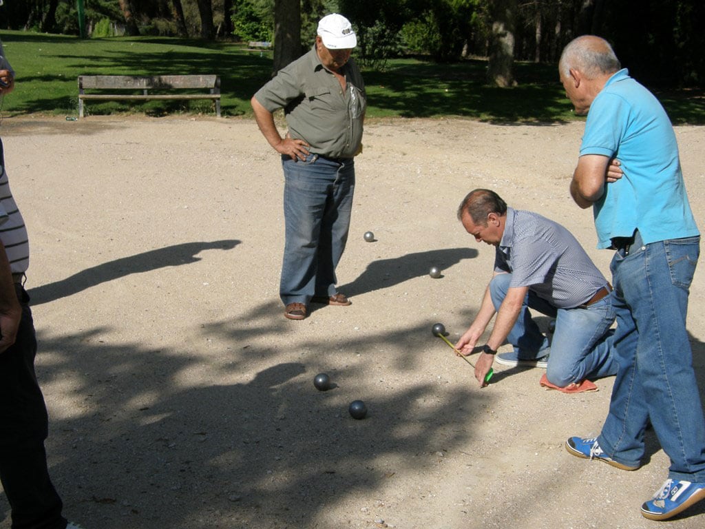 Juego de la petanca.