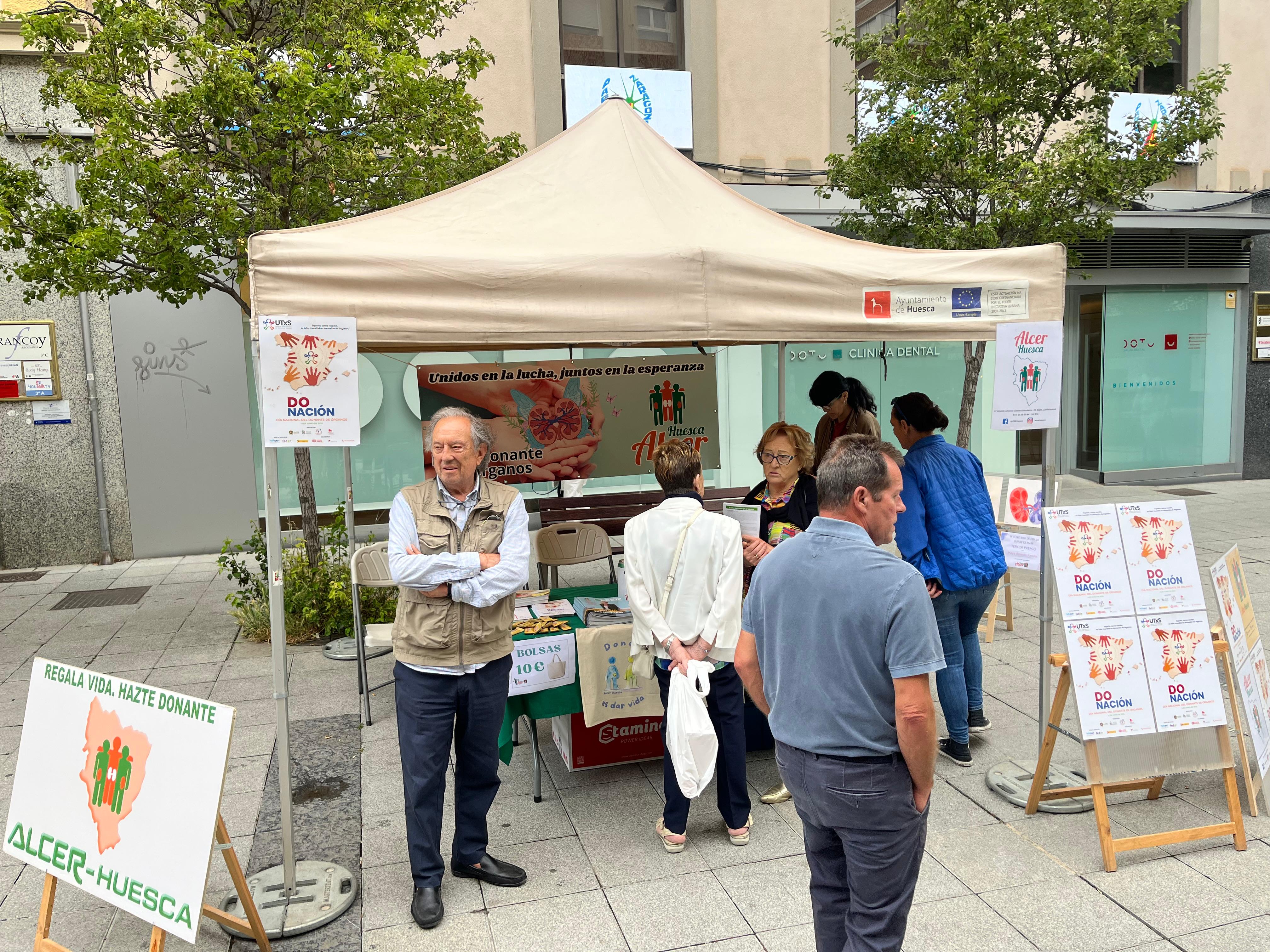 Alcer salía a la calle en el Día del Donante de Órganos y Tejidos
