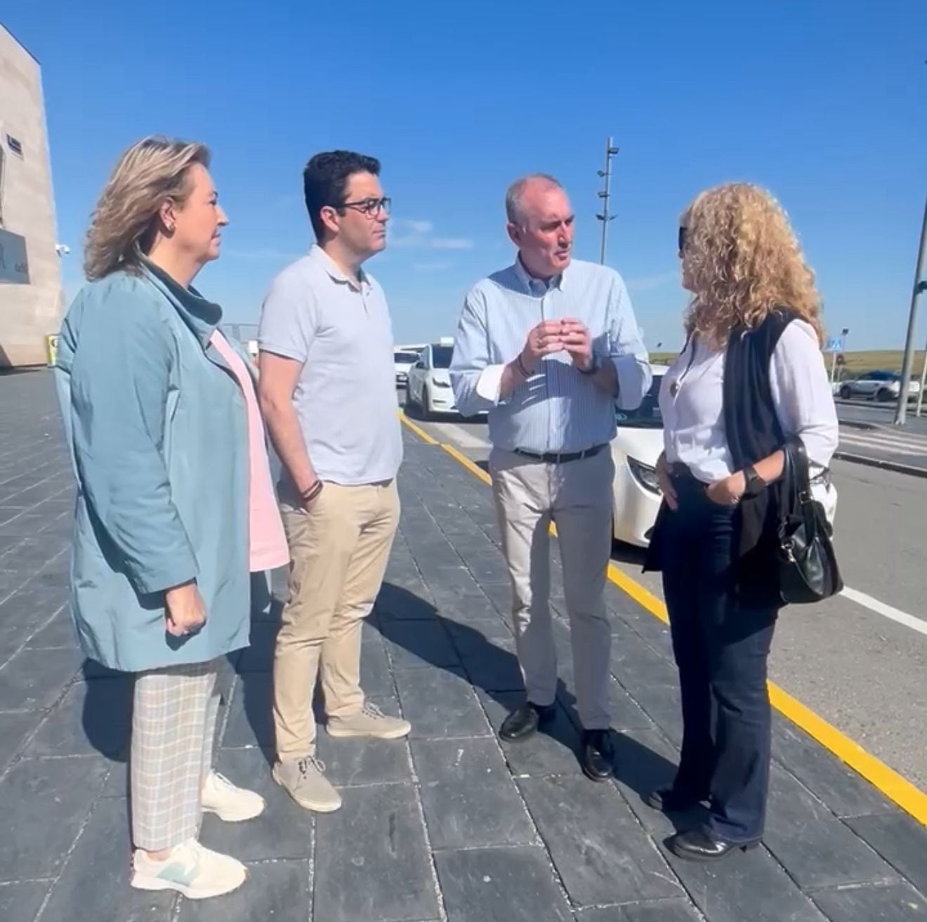 Imágenes proporcionadas por el Ayuntamiento de Segovia en una reunión que han mantenido esta mañana