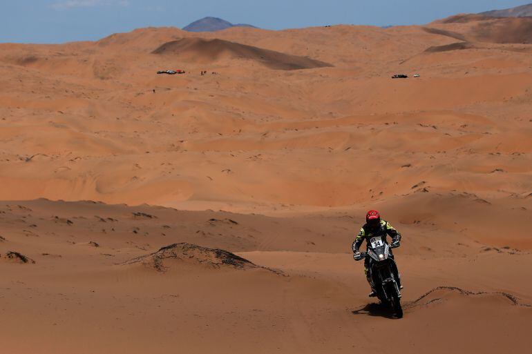 El eslovaco Miran Stanovnik, en el Dakar de 2014