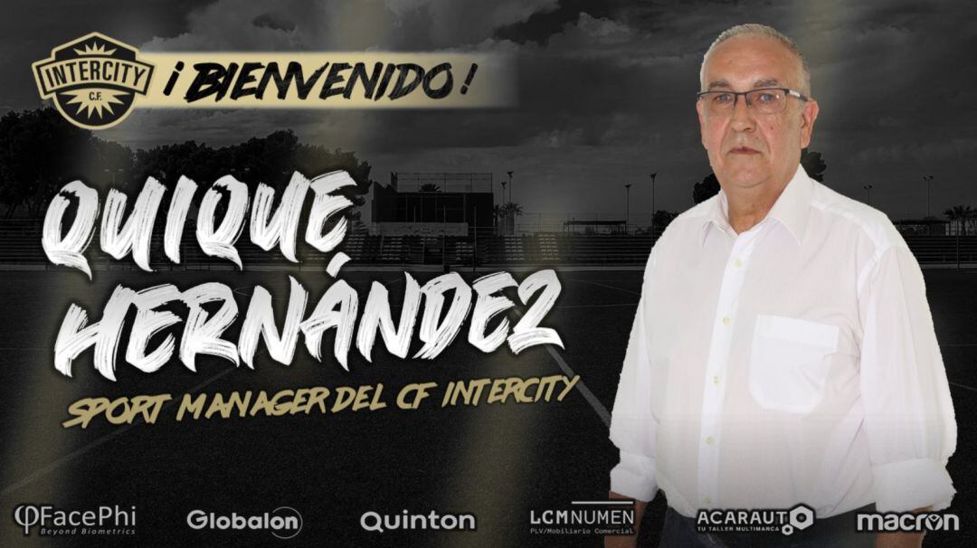 Quique Hernández, nuevo director deportivo del CF Intercity