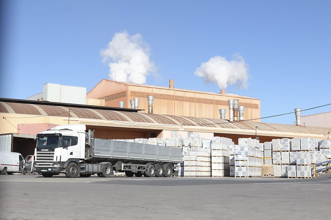 Fábrica del sector cerámico en Castellón