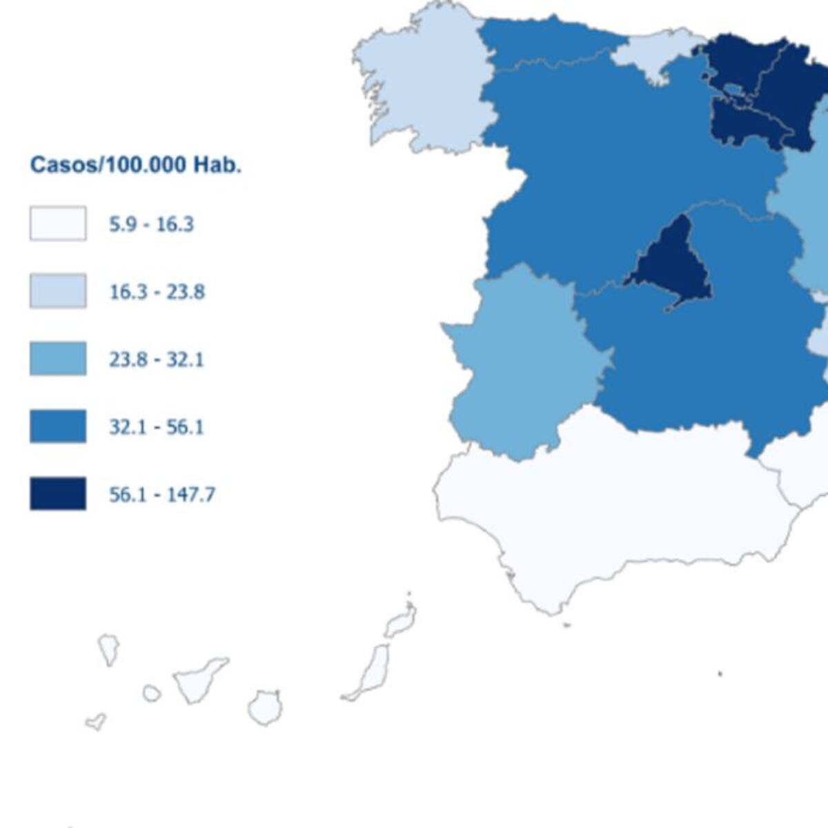 La Región de Murcia, entre las comunidades menos afectadas por COVID-19