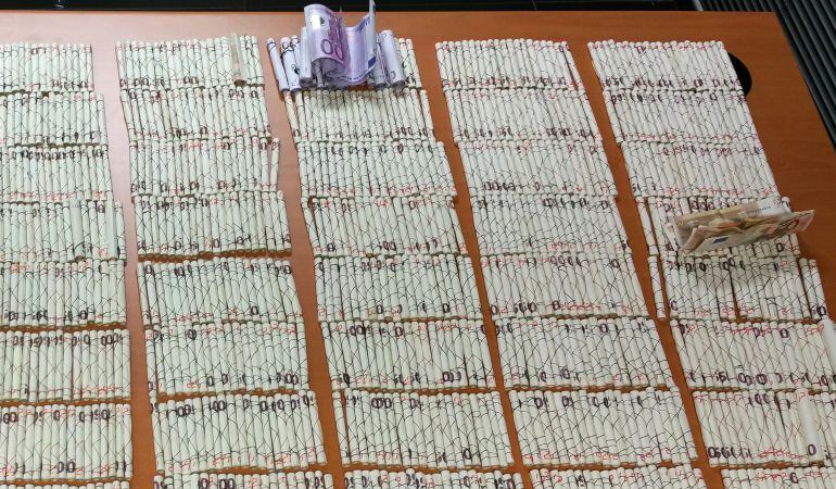 La organización quería sacar 200.000 euros de España escondidos como si fueran cigarrillos