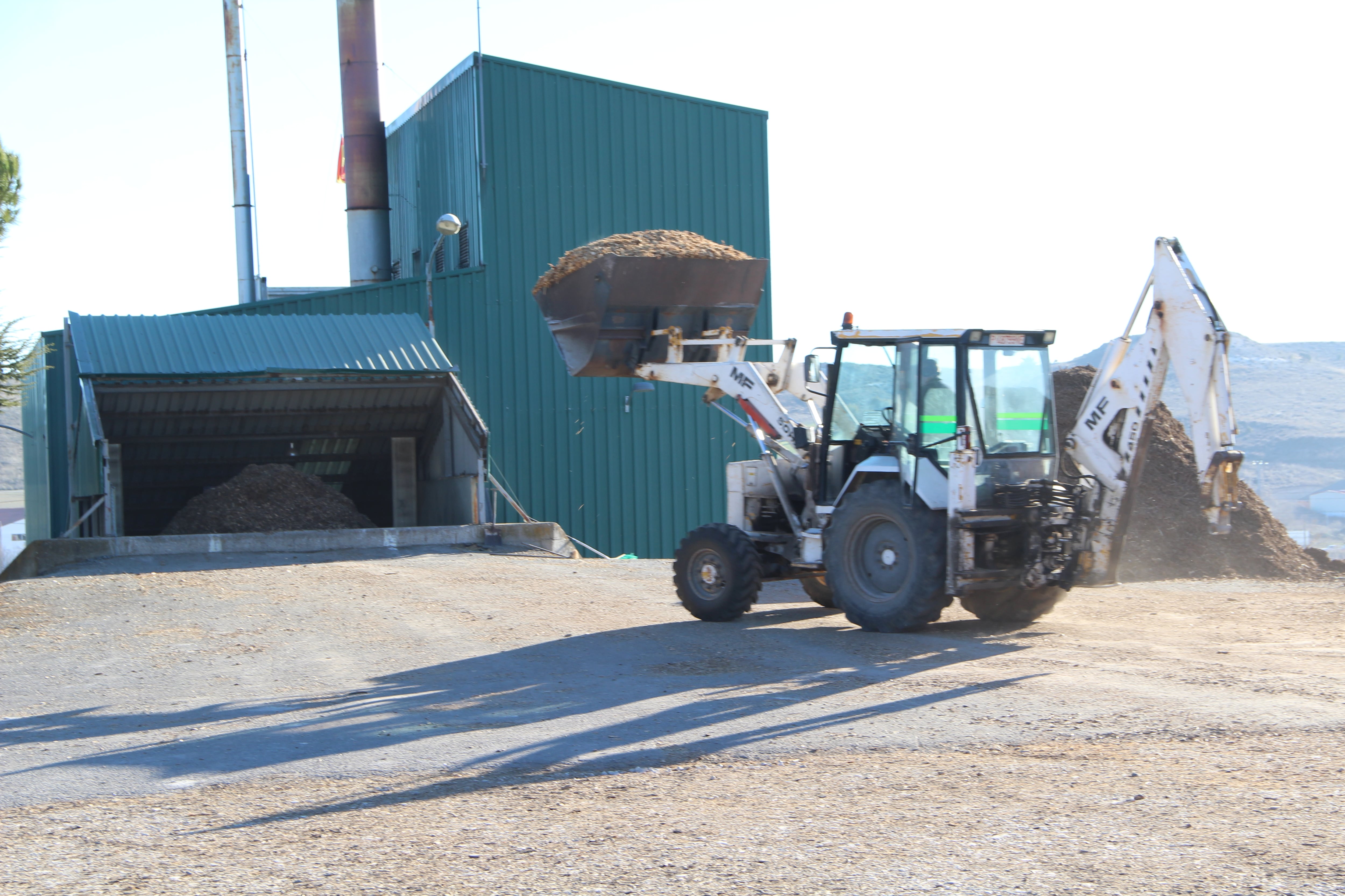 Ejemplo de una planta de biomasa (archivo)