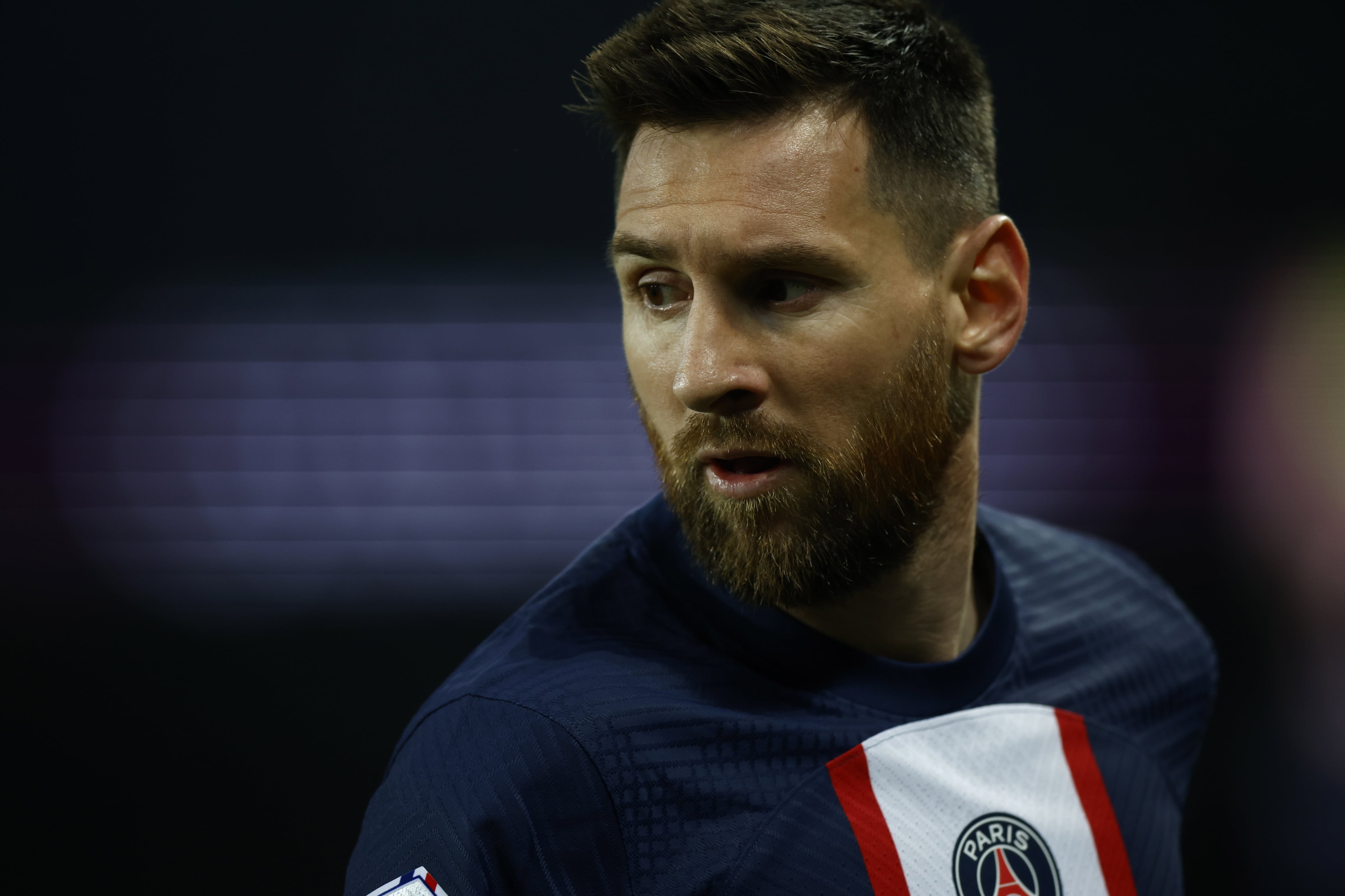 Lionel Messi, en una acción del último partido disputado con el PSG