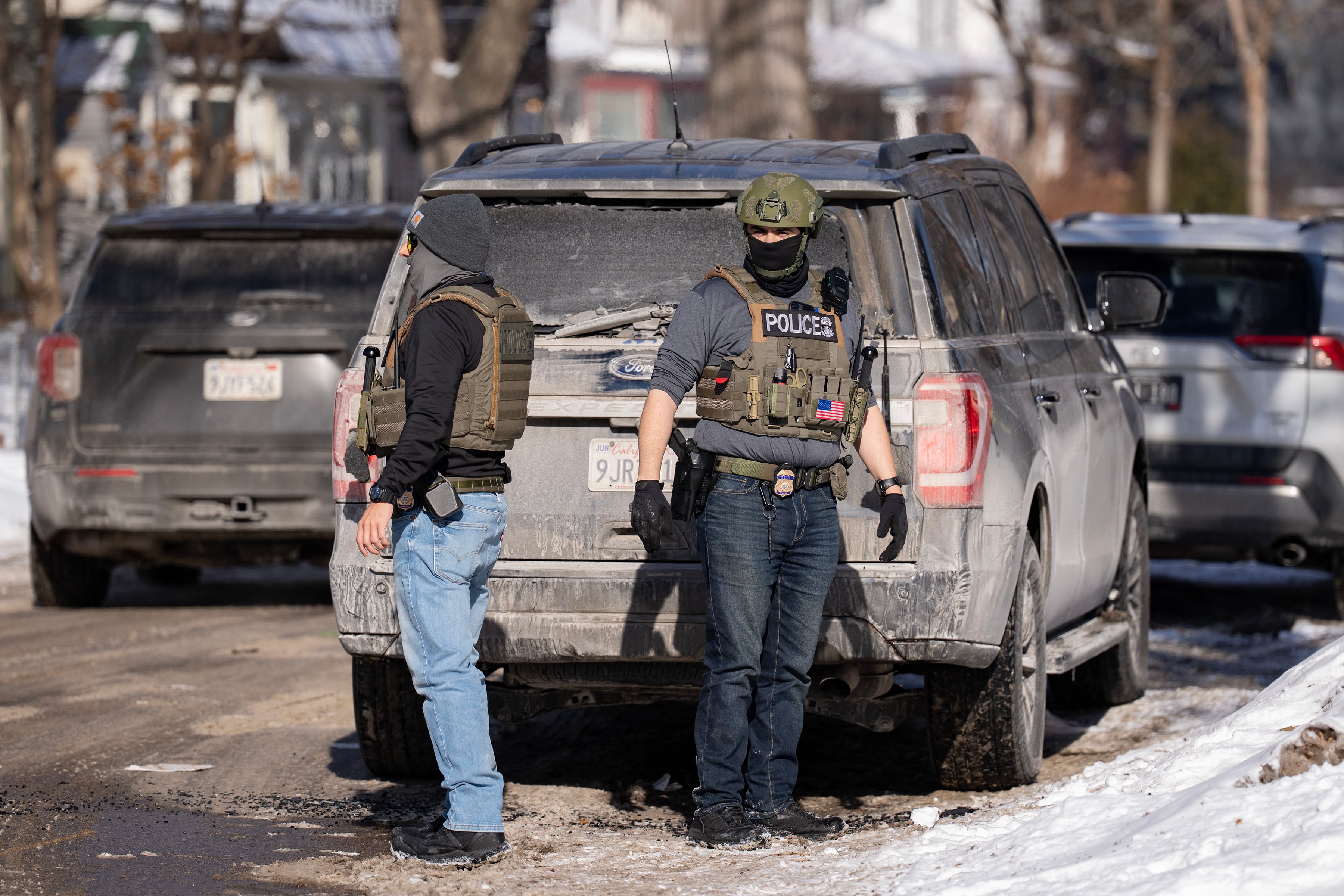 Agentes del ICE, en una imagen de archivo.