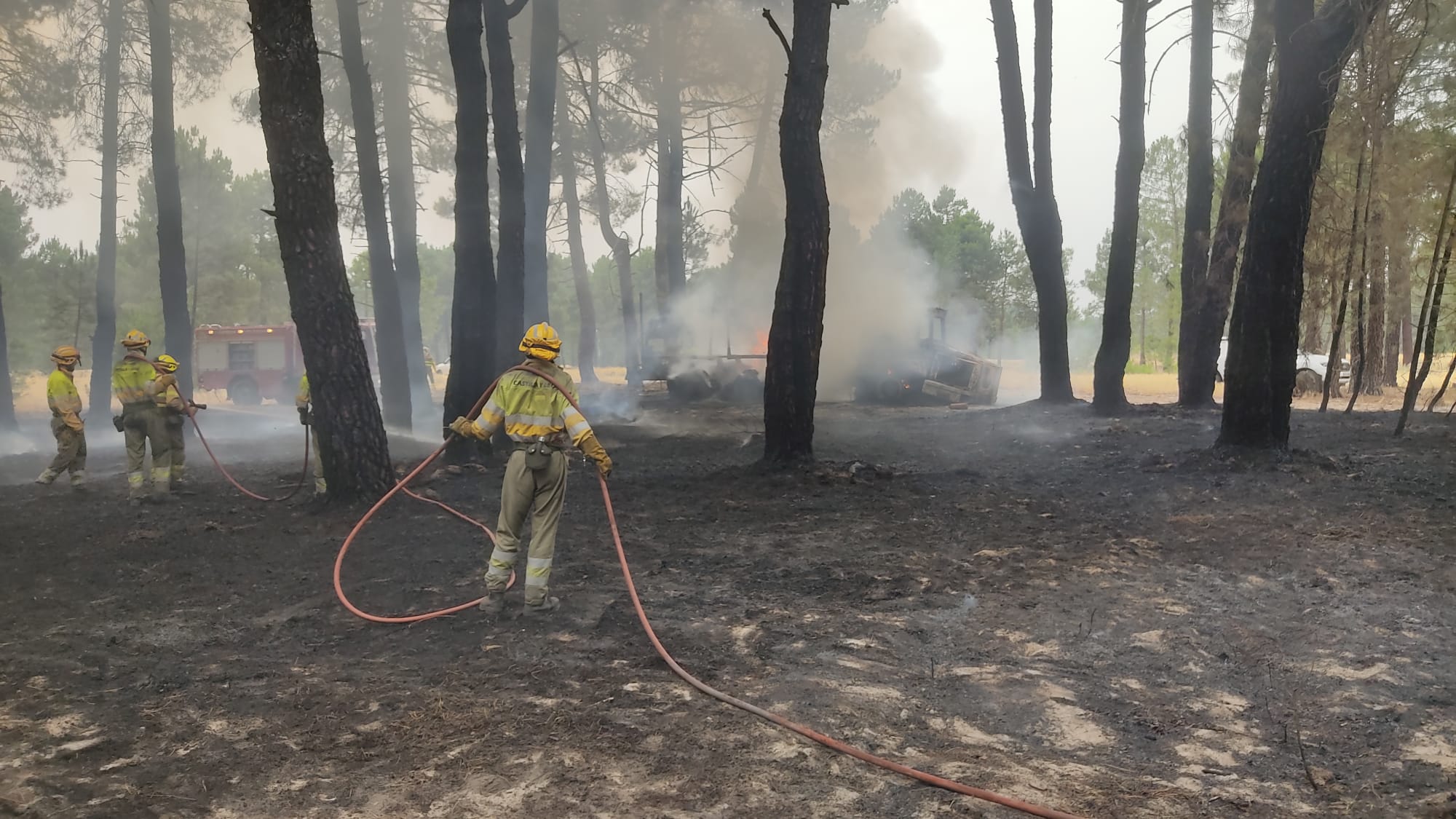 La Junta prolonga hasta el viernes la alerta de riesgo de incendios forestales