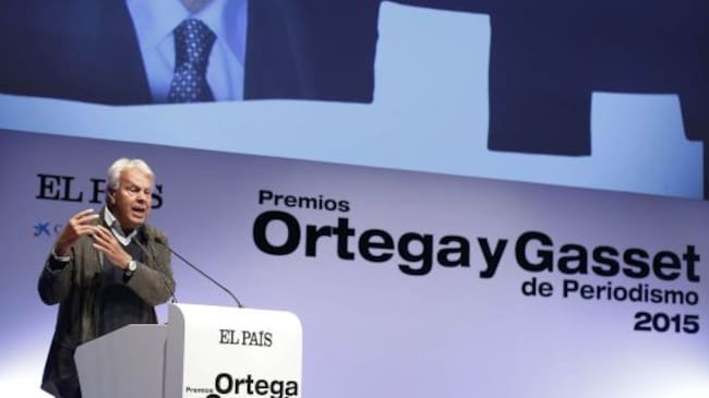 El expresidente del gobierno, Felipe González.