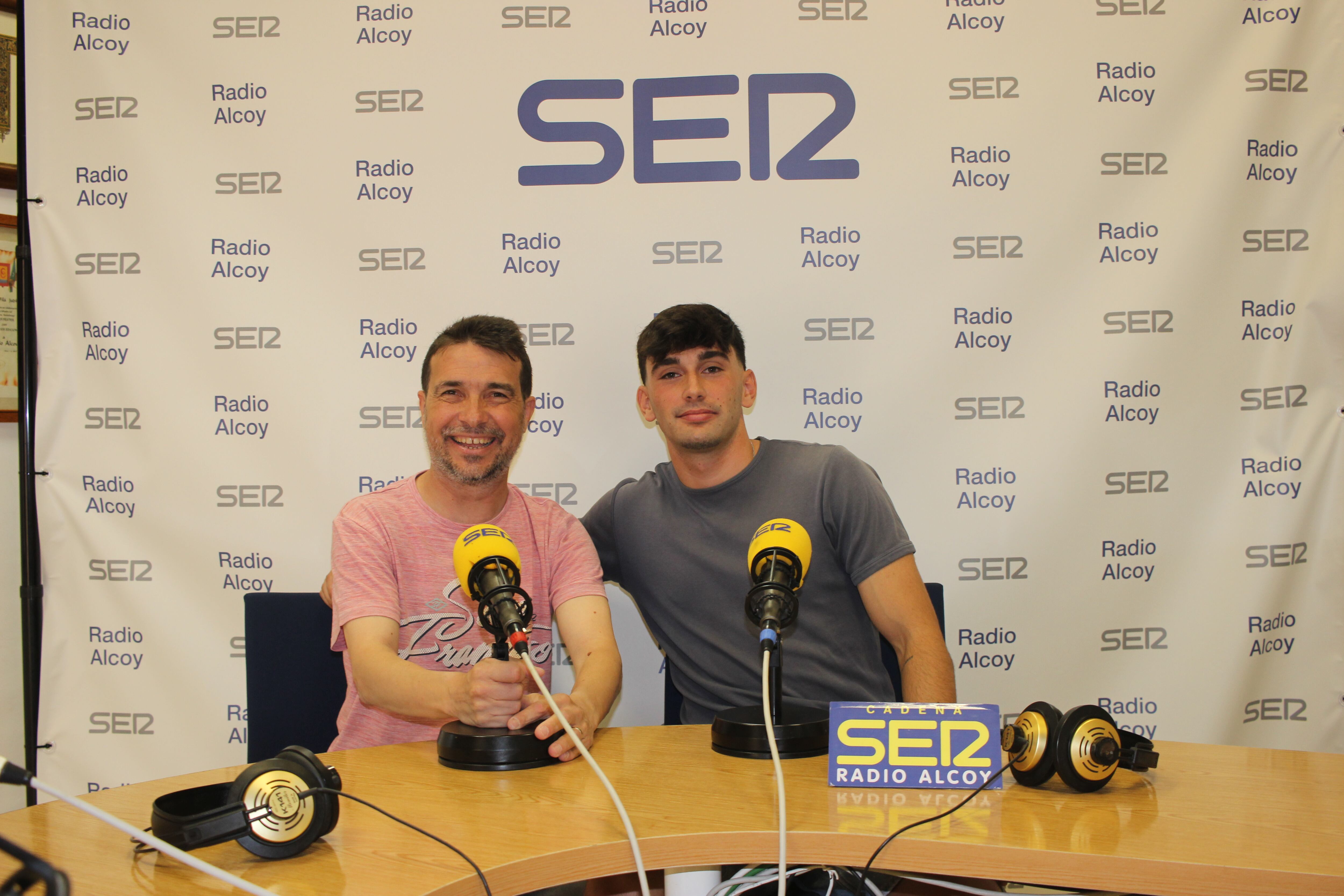 Javi Montava Jr en un momento de la entrevista con Ismael Mayor