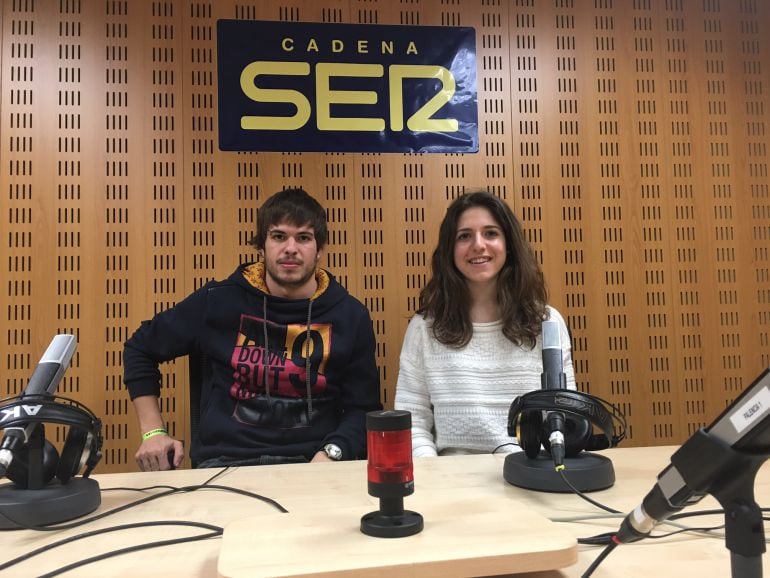 Oscar Husillos y Carla Gallardo, hoy en SER Deportivos Palencia