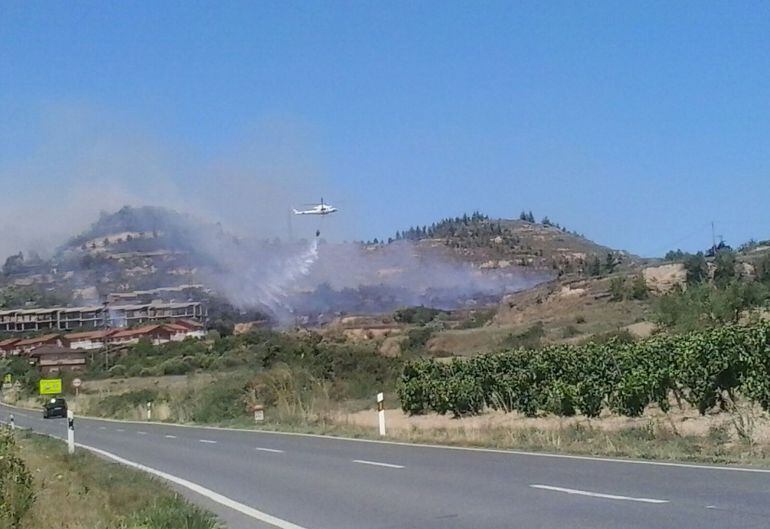 Incendio en Labastida