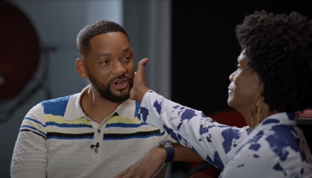 Will Smith y la tía Viv se reconcilian tres décadas más tarde.