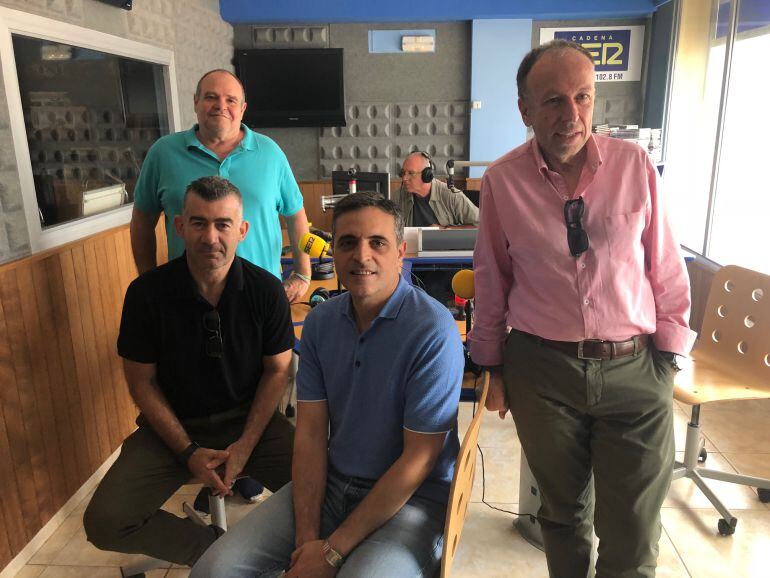 Aitor Morrás, Julián Aguilar, José Vicente Marí Bosó y Joan Serra