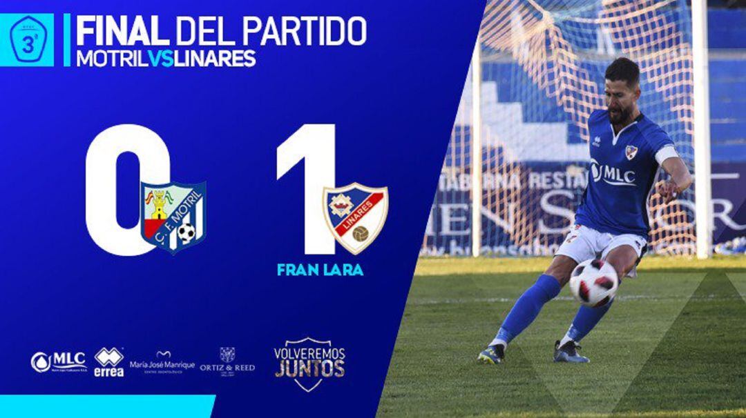 Victoria del Linares ante el Motril por cero goles a uno.