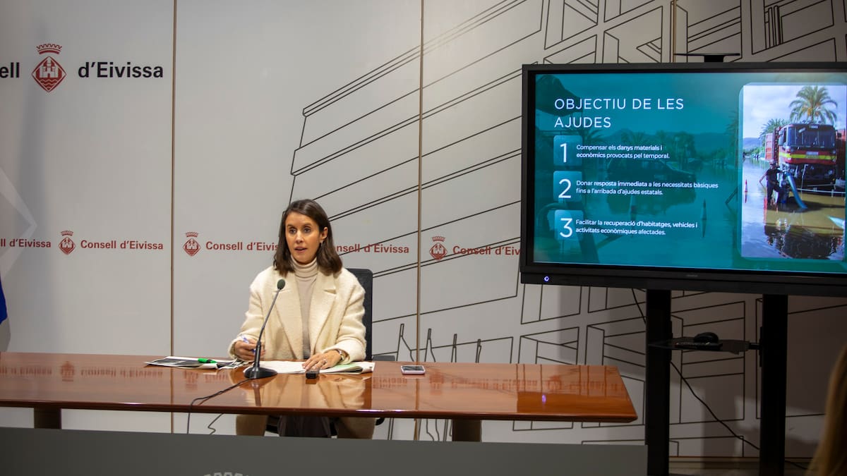 El Consell de Ibiza empezará a abonar la semana que viene las ayudas por la DANA