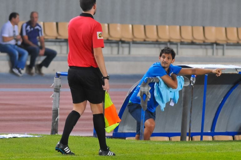 José María Barragán durante un paertido en Chapín 
