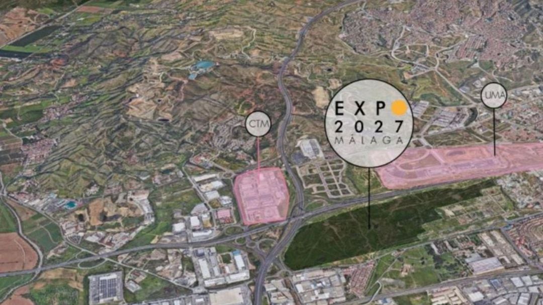 Ubicación establecida en la candidatura de la Expo 2027