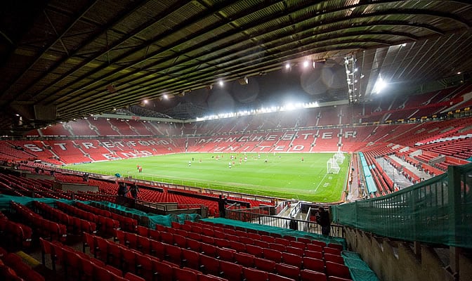 Vista panorámica de Old Trafford, estadio del Manchester United