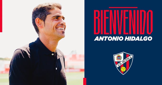 El Huesca ha hecho oficial llegada de Antonio Hidalgo como nuevo entrenador