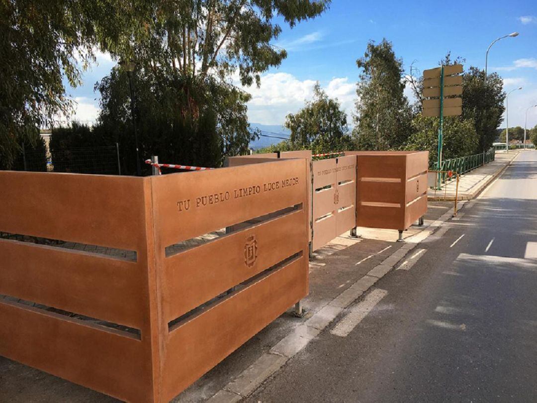 Mimetización de contenedores en Alcaudete