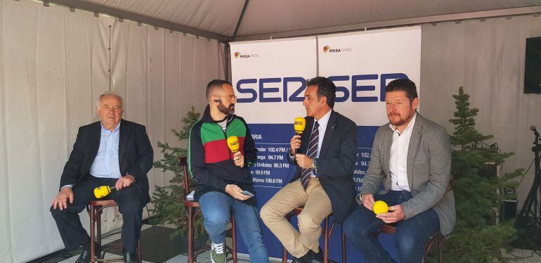 Fermín Mier y el consejero, Francisco Martín.