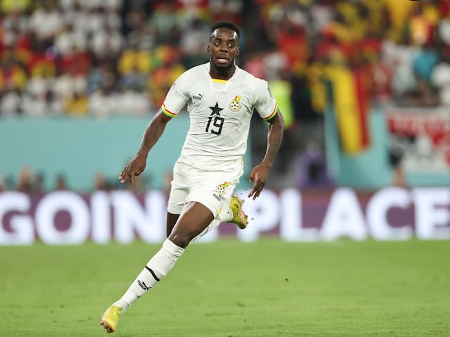 Iñaki Williams en el primer encuentro del Mundial de Qatar con Ghana.