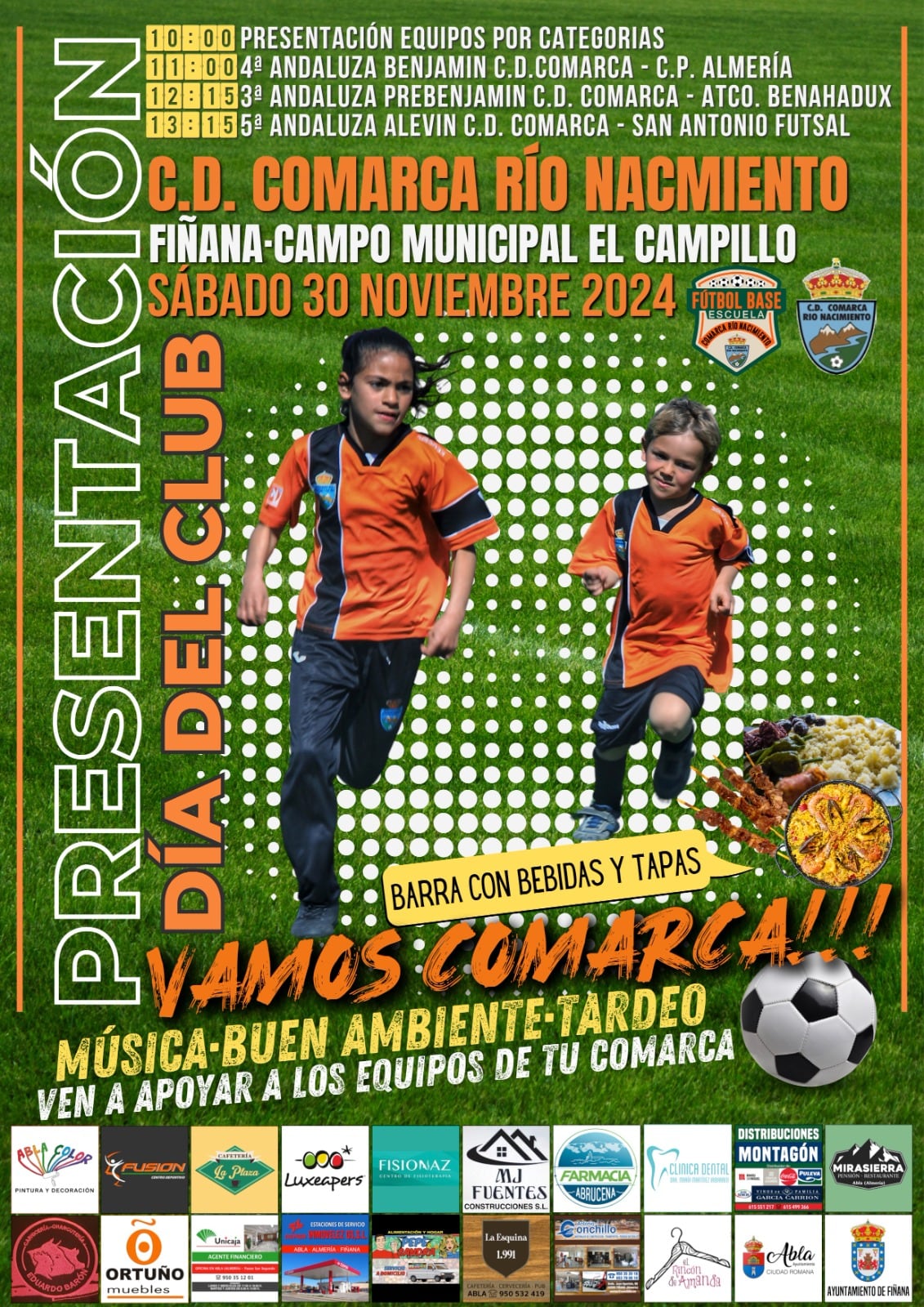 El cartel del evento futbolístico de la comarca almeriense.