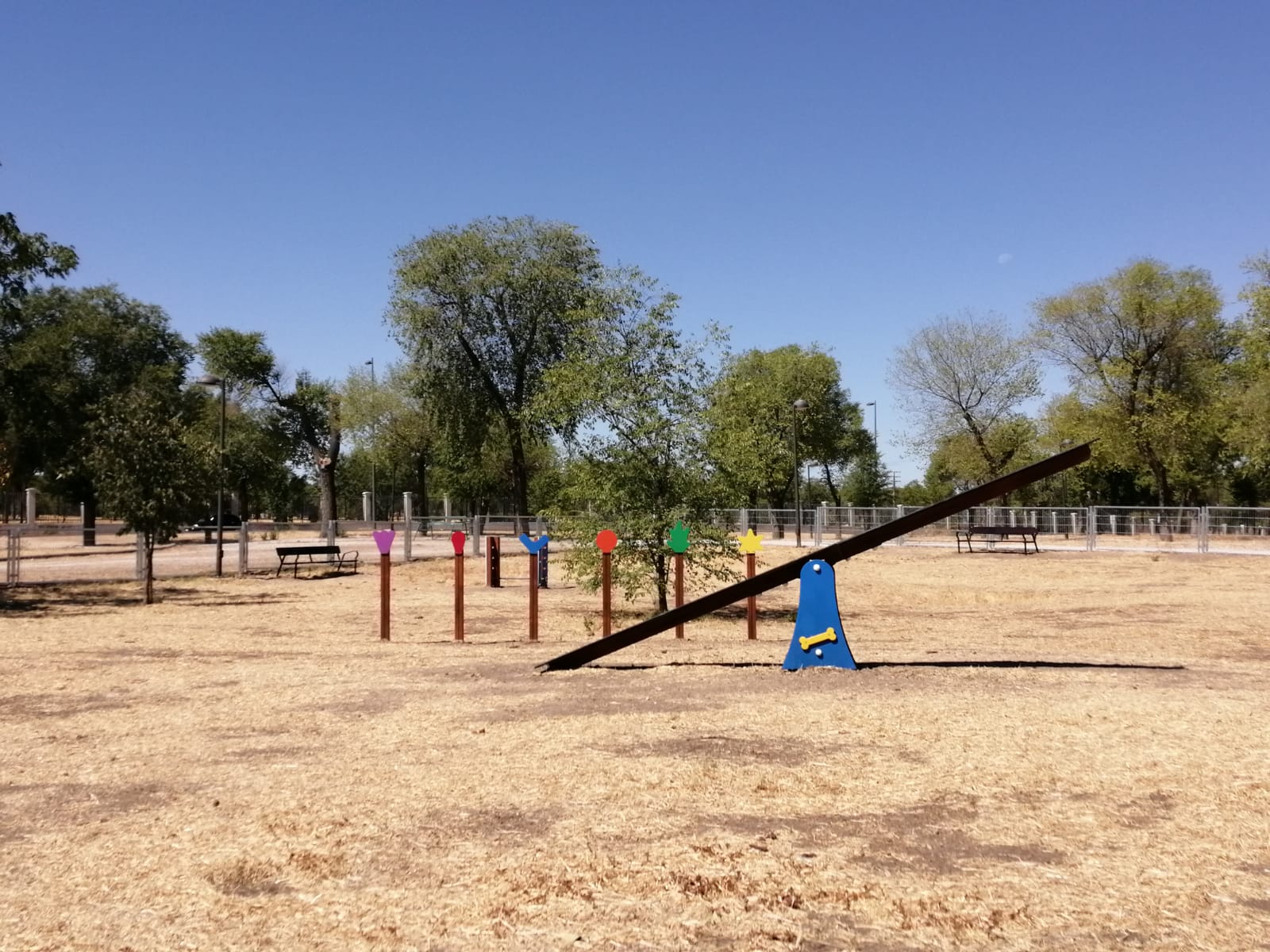 La nueva área canida entre el Parque Alhóndiga y el hospital de Getafe