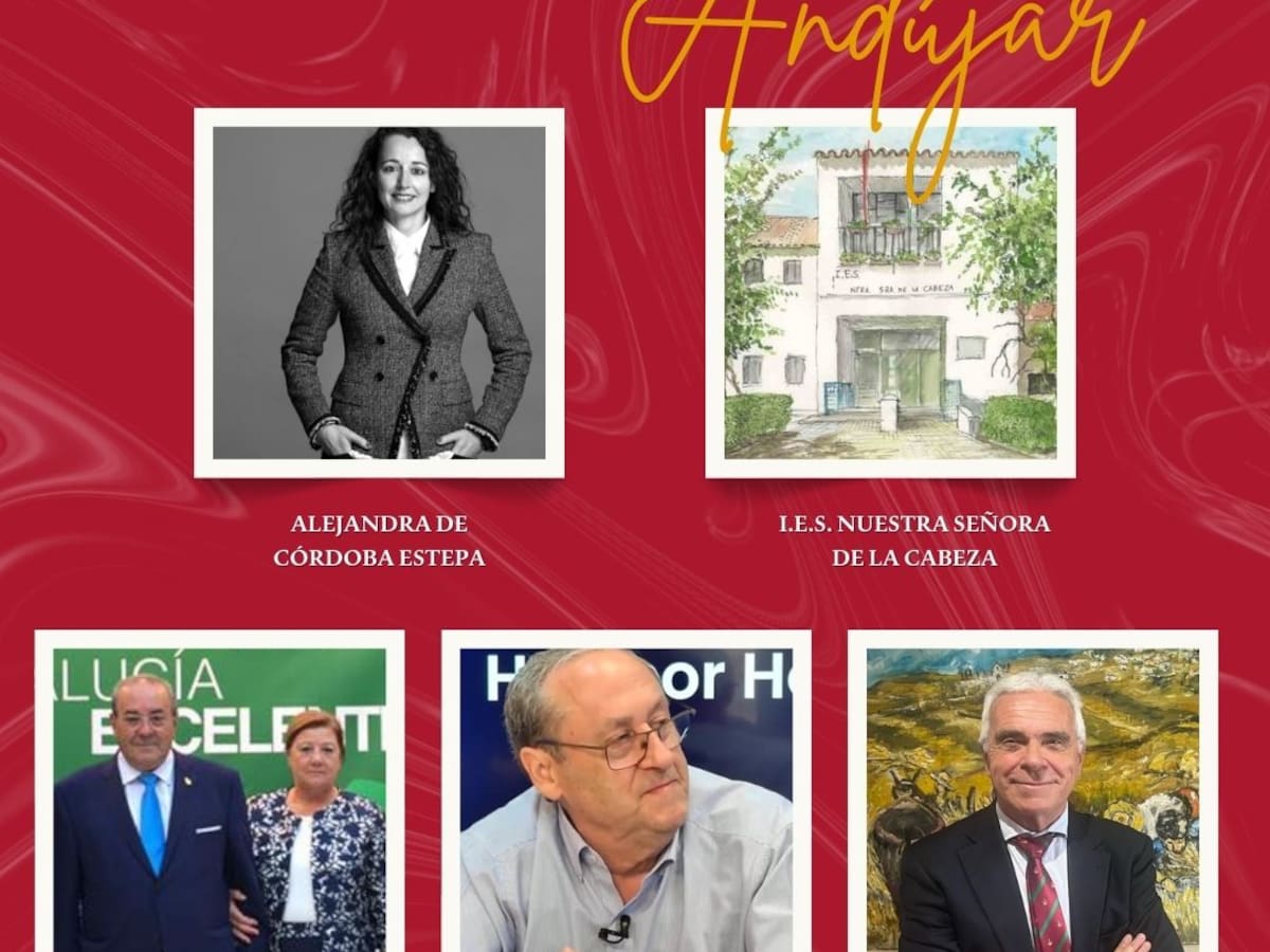 Alejandra de Córdoba, José Marcial Benítez o Jose Luis Criado, entre los galardonados a las Banderas del Día de Andújar