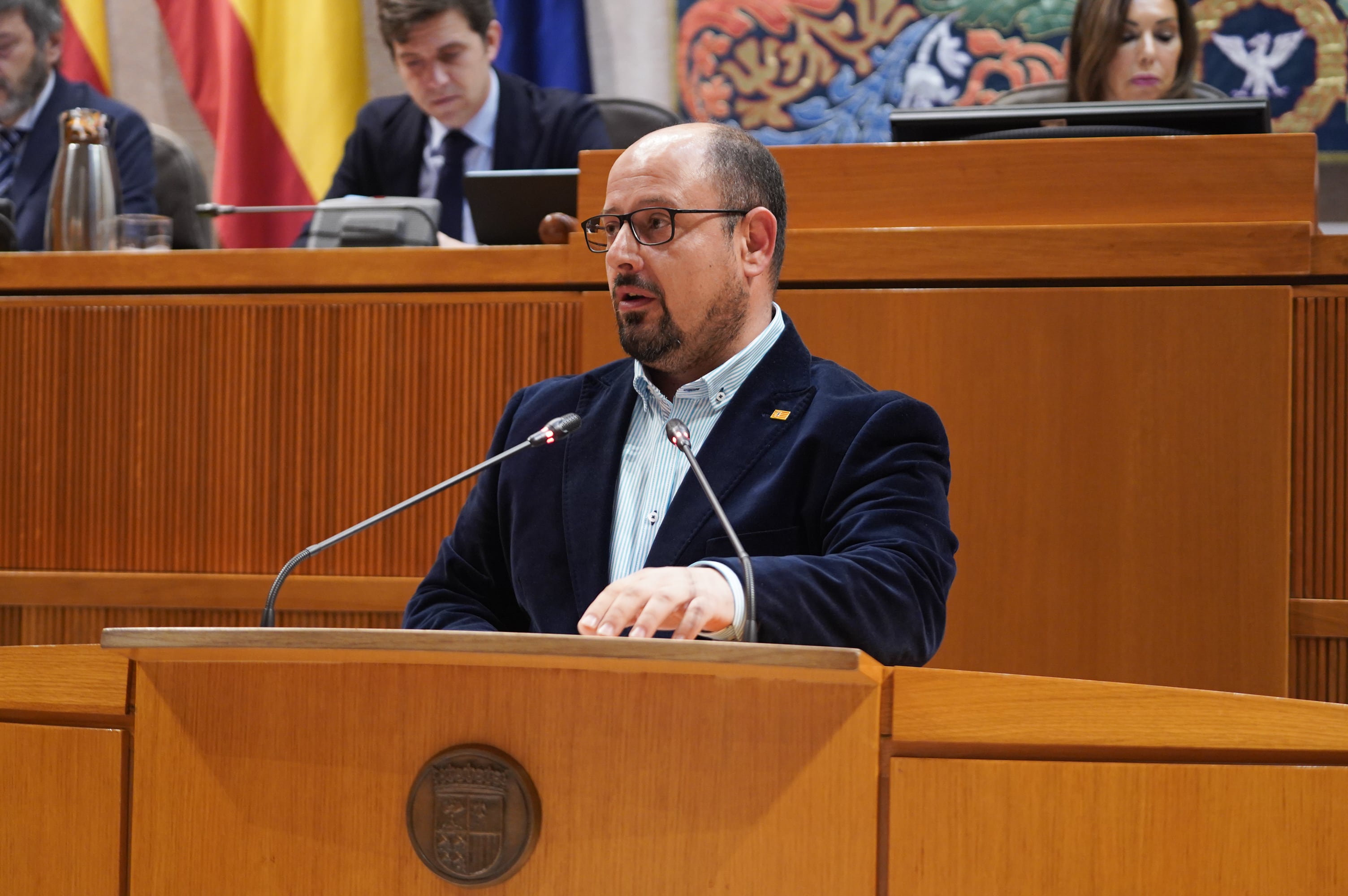 Alberto Izquierdo, portavoz de la Agrupación Parlamentaria Partido Aragonés-Grupo Mixto