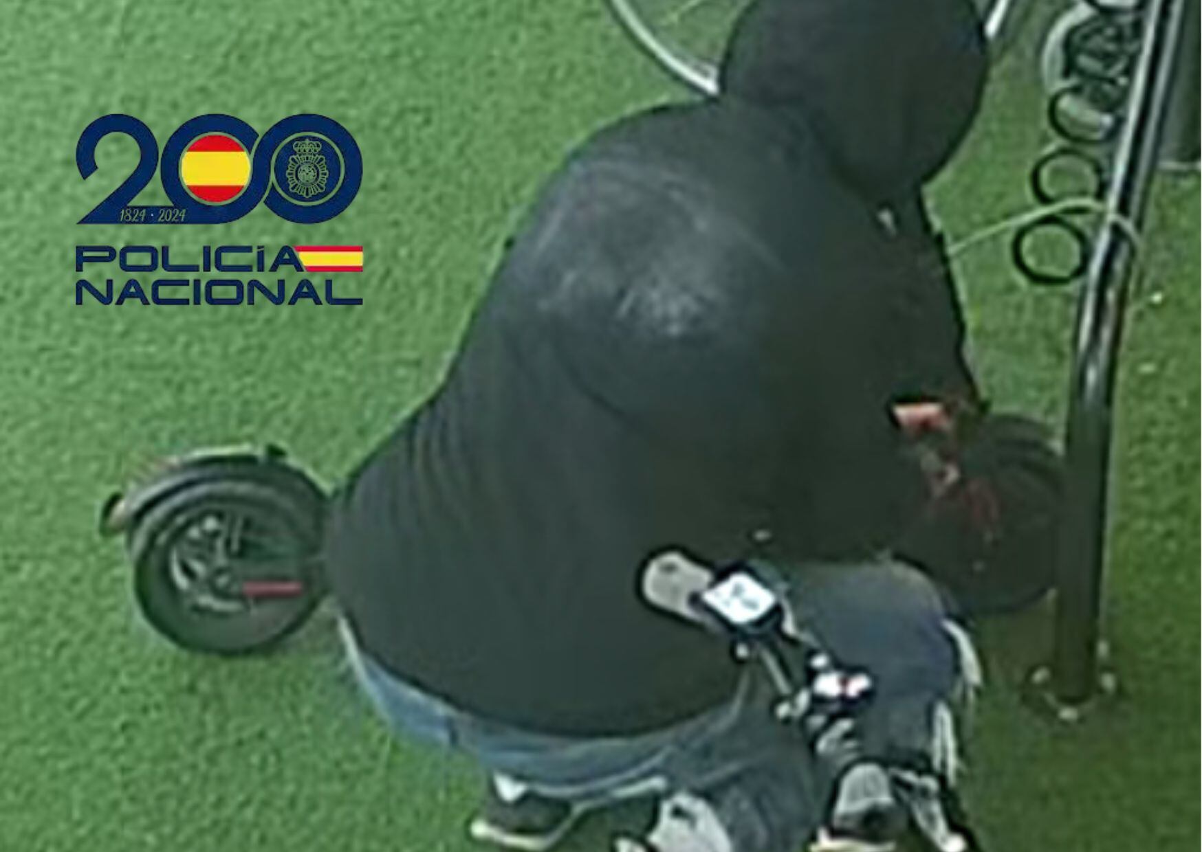 Uno de los patinetes eléctricos que había sido sustraído